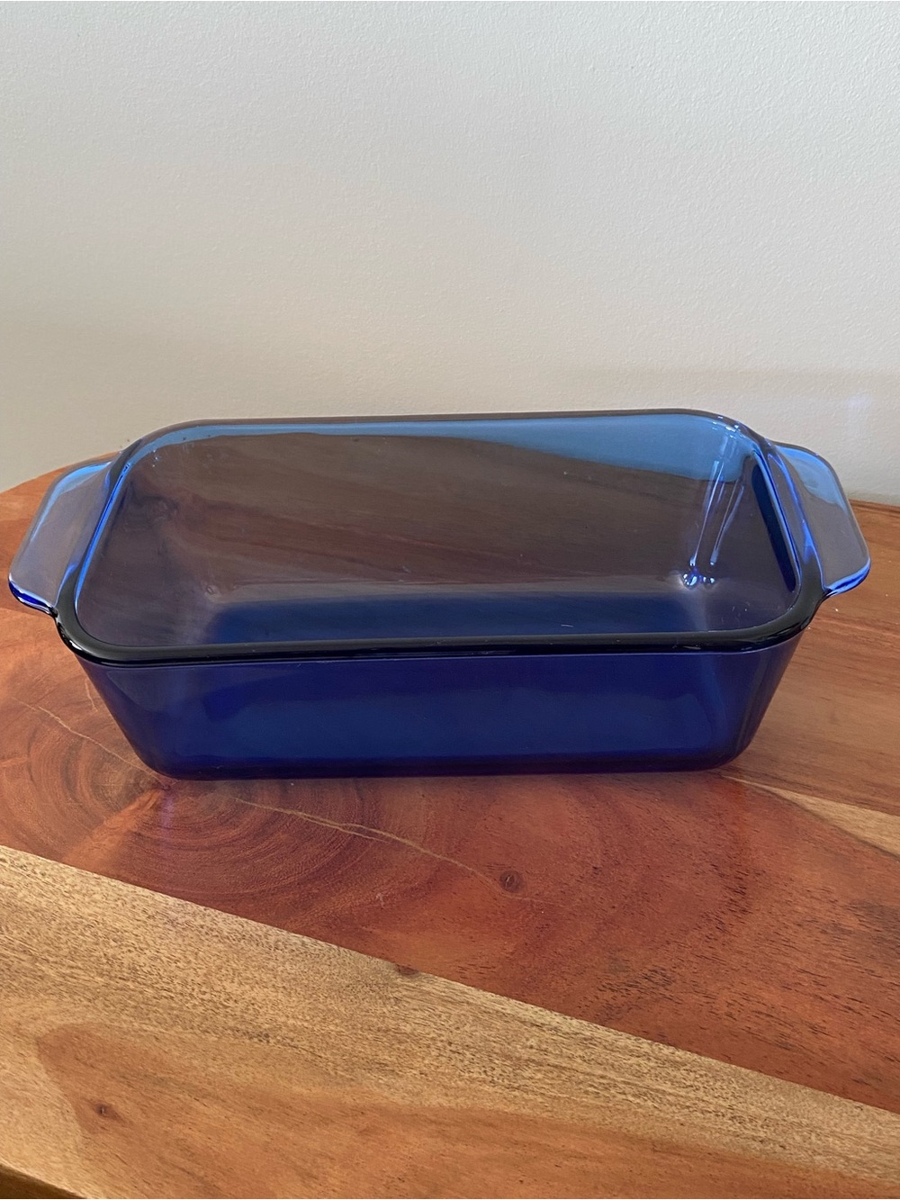 Vintage Pyrex Blue Glass Loaf Dish
